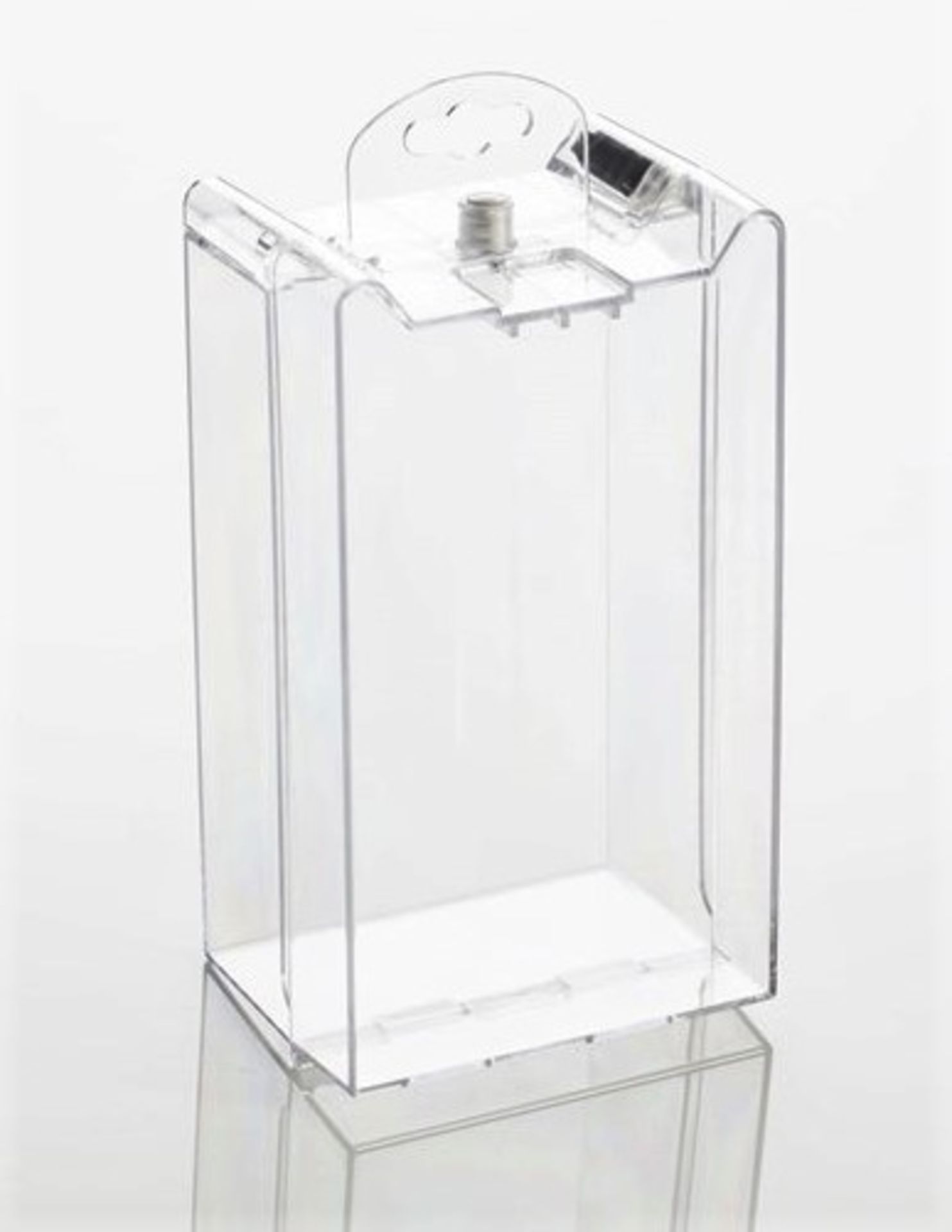 80 x Catalyst Clear Acrylic Retail Security Safer Cases With RF Tags and Hanging Tags - Brand New