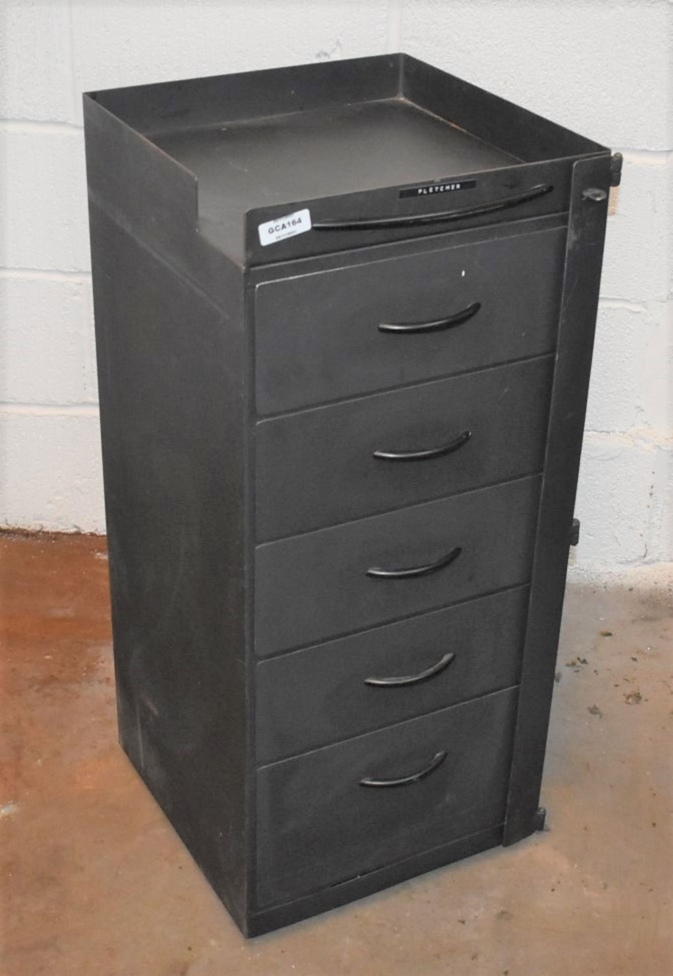 1 x Industrial Style Chest of Drawers With Full Metal Construction, Anti Theft Lock Bracket, 5 - Image 5 of 8