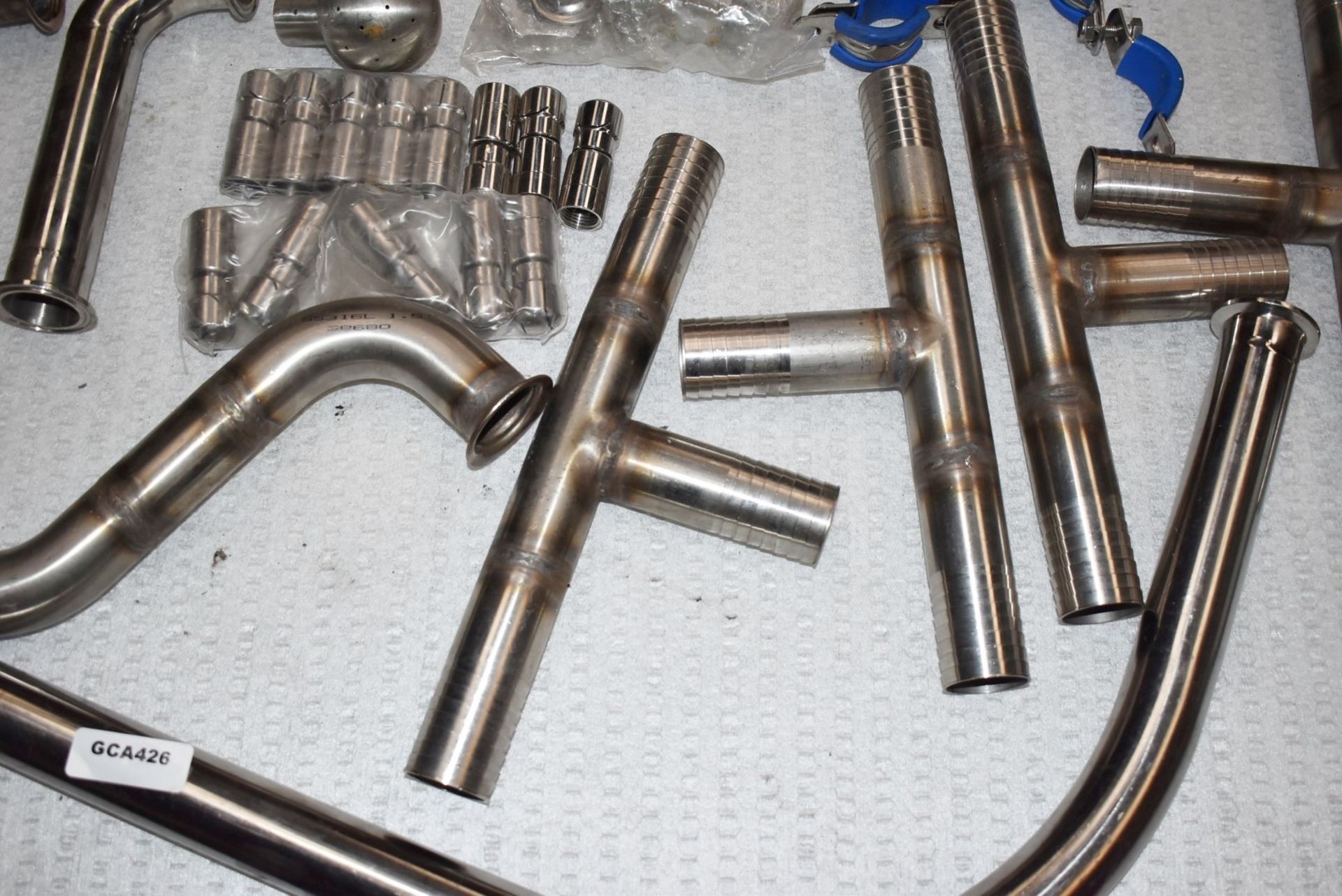 Assorted Job Lot of Stainless Steel Fittings For Brewery Equipment - Includes Approx 30 Pieces - - Image 5 of 17