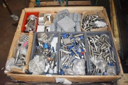 Assorted Job Lot of Stainless Steel Fittings For Brewery Equipment - Supplied on Pallet Crate -