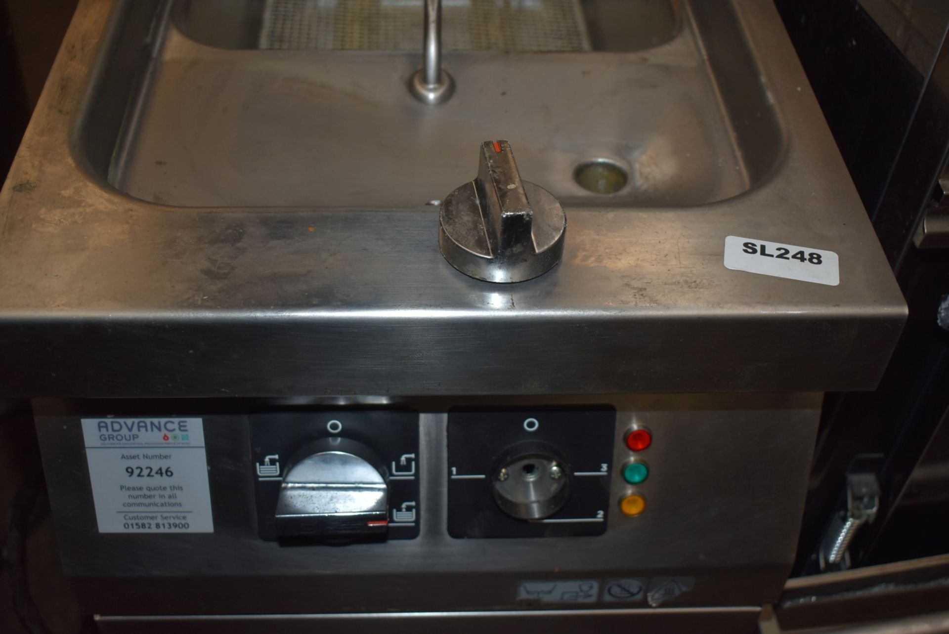1 x Angelo Po Commercial Pasta Boiler With Stainless Steel Finish - 40cm Width - Recently Removed - Image 4 of 5