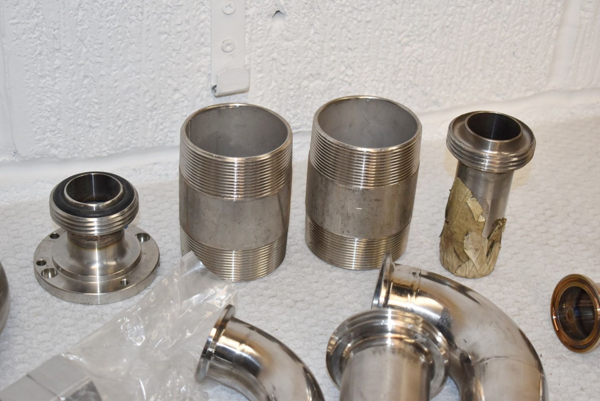 Assorted Job Lot of Stainless Steel Fittings For Brewery Equipment - Includes Approx 38 Pieces - - Image 5 of 13