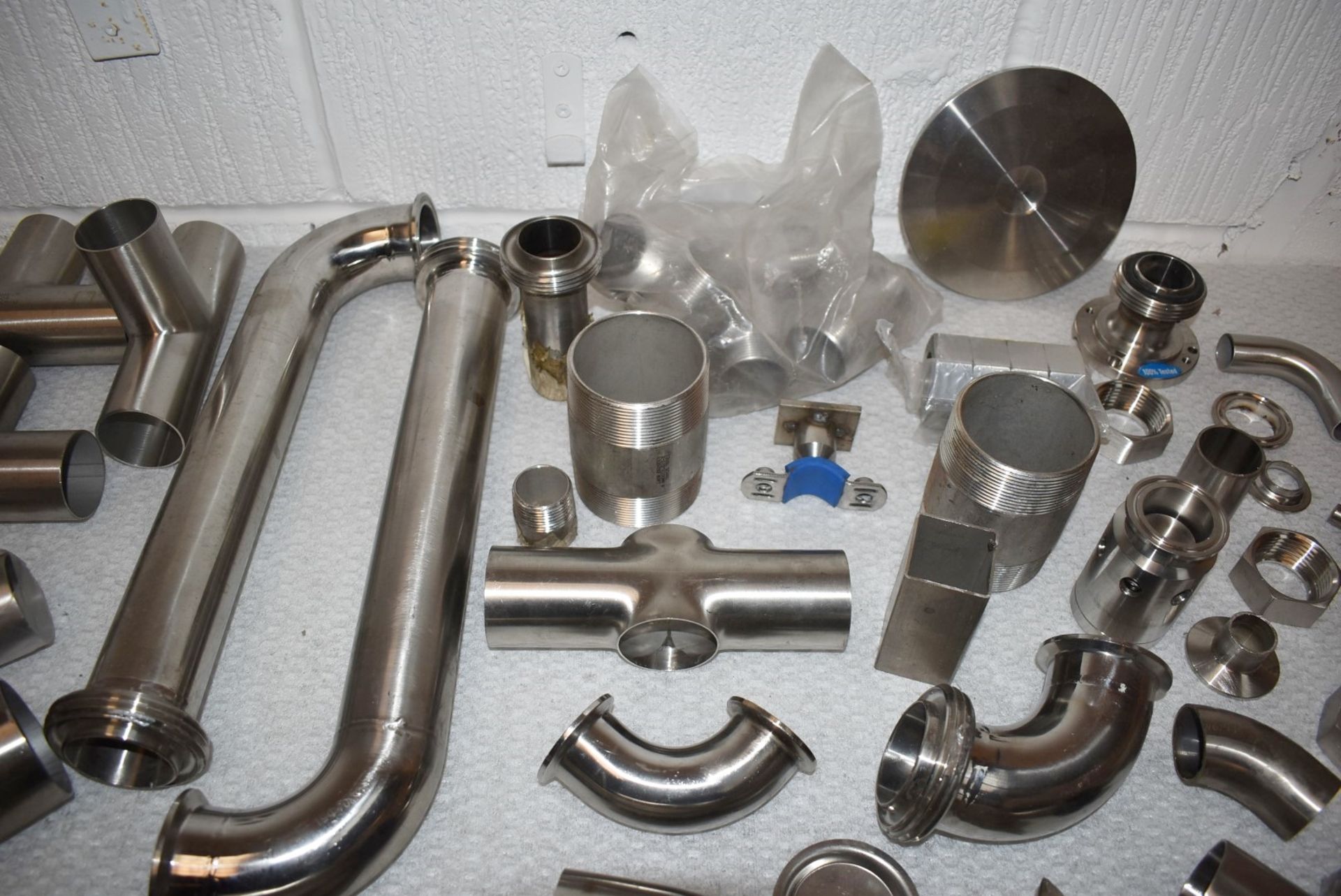 Assorted Job Lot of Stainless Steel Fittings For Brewery Equipment - Includes Approx 60 Pieces - - Image 5 of 17