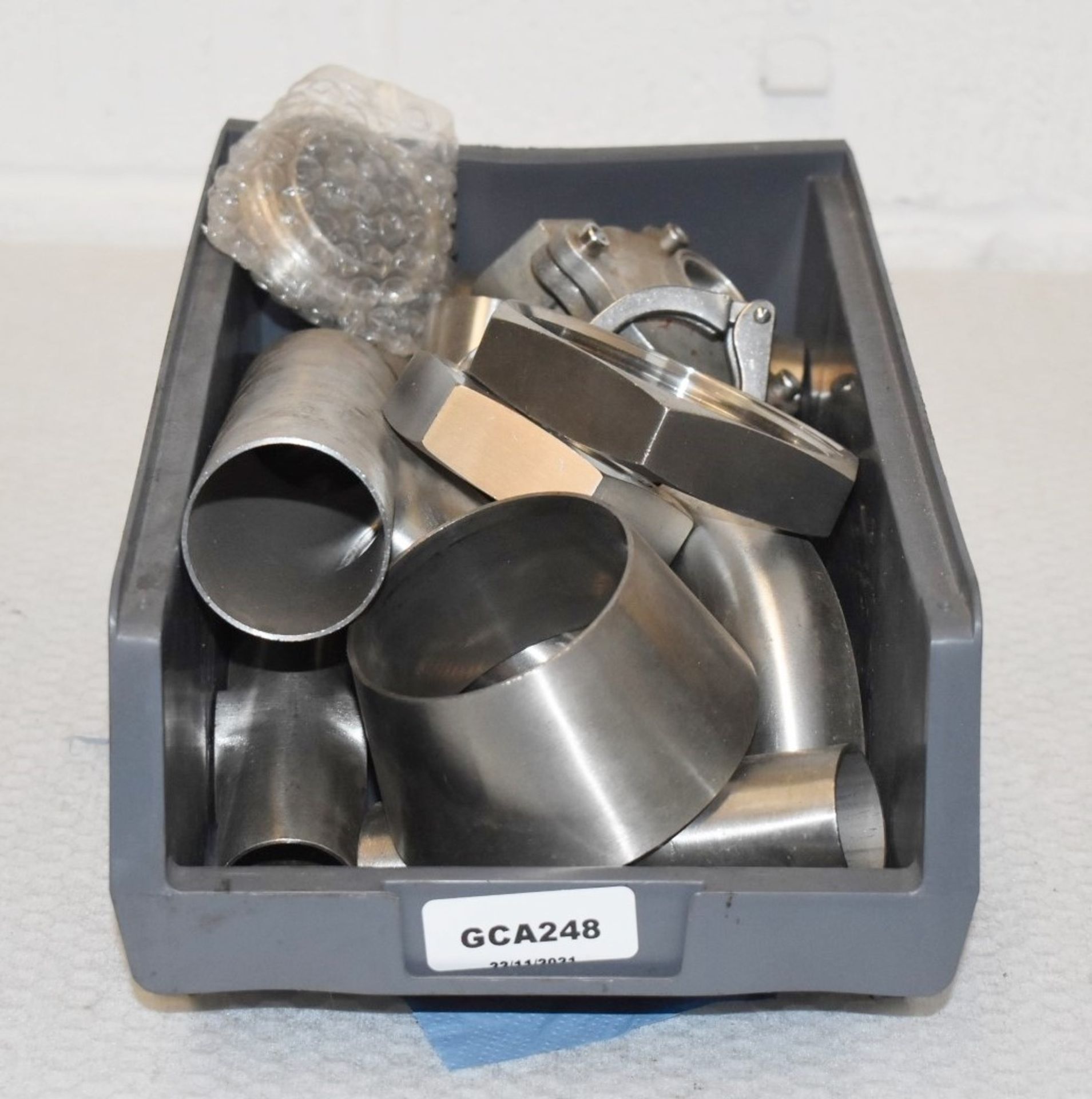 Assorted Job Lot of Stainless Steel Fittings For Brewery Equipment - Includes Approx 37 Pieces - - Image 2 of 8