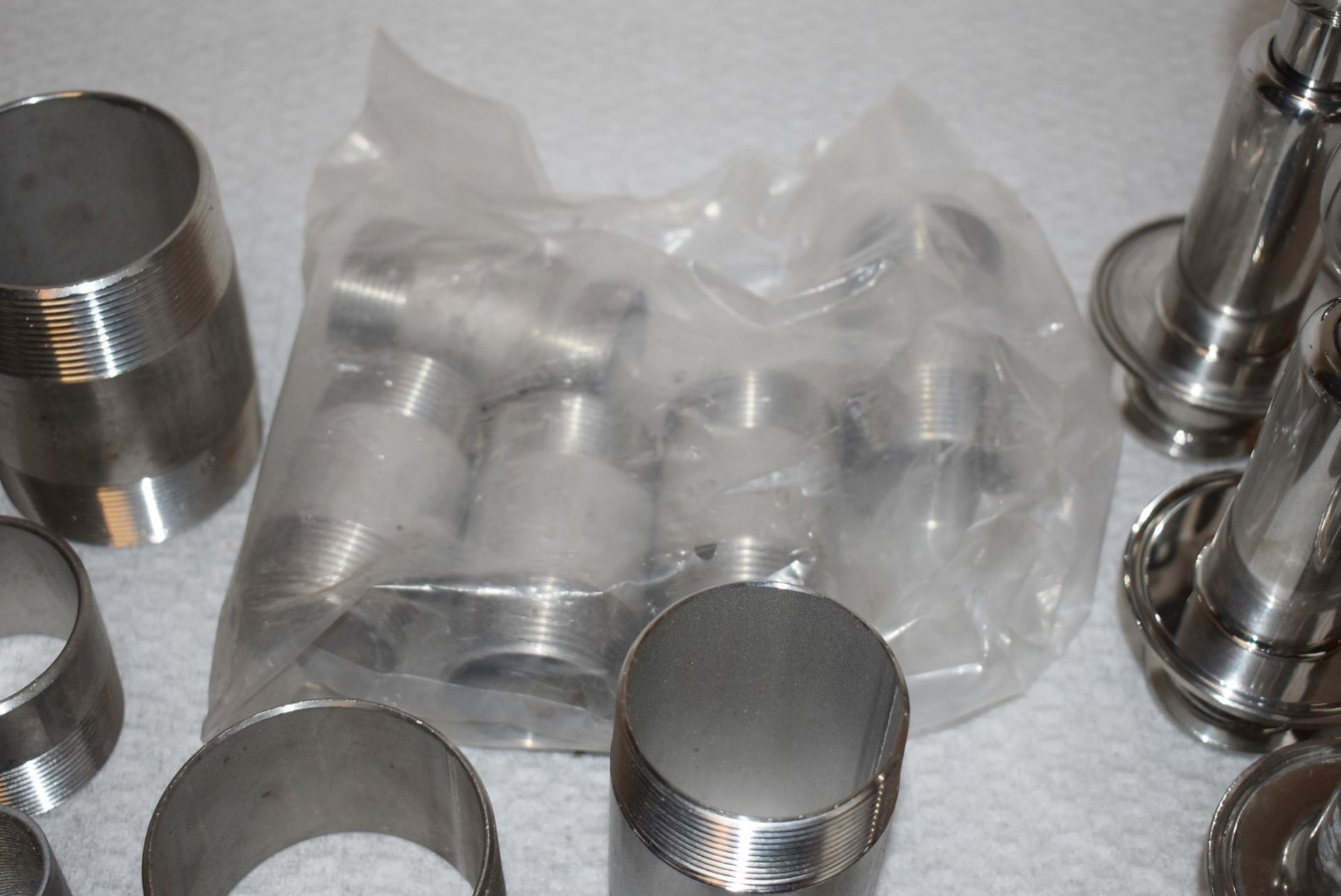 Assorted Job Lot of Stainless Steel Fittings For Brewery Equipment - Includes Approx 30 Pieces - - Image 8 of 10