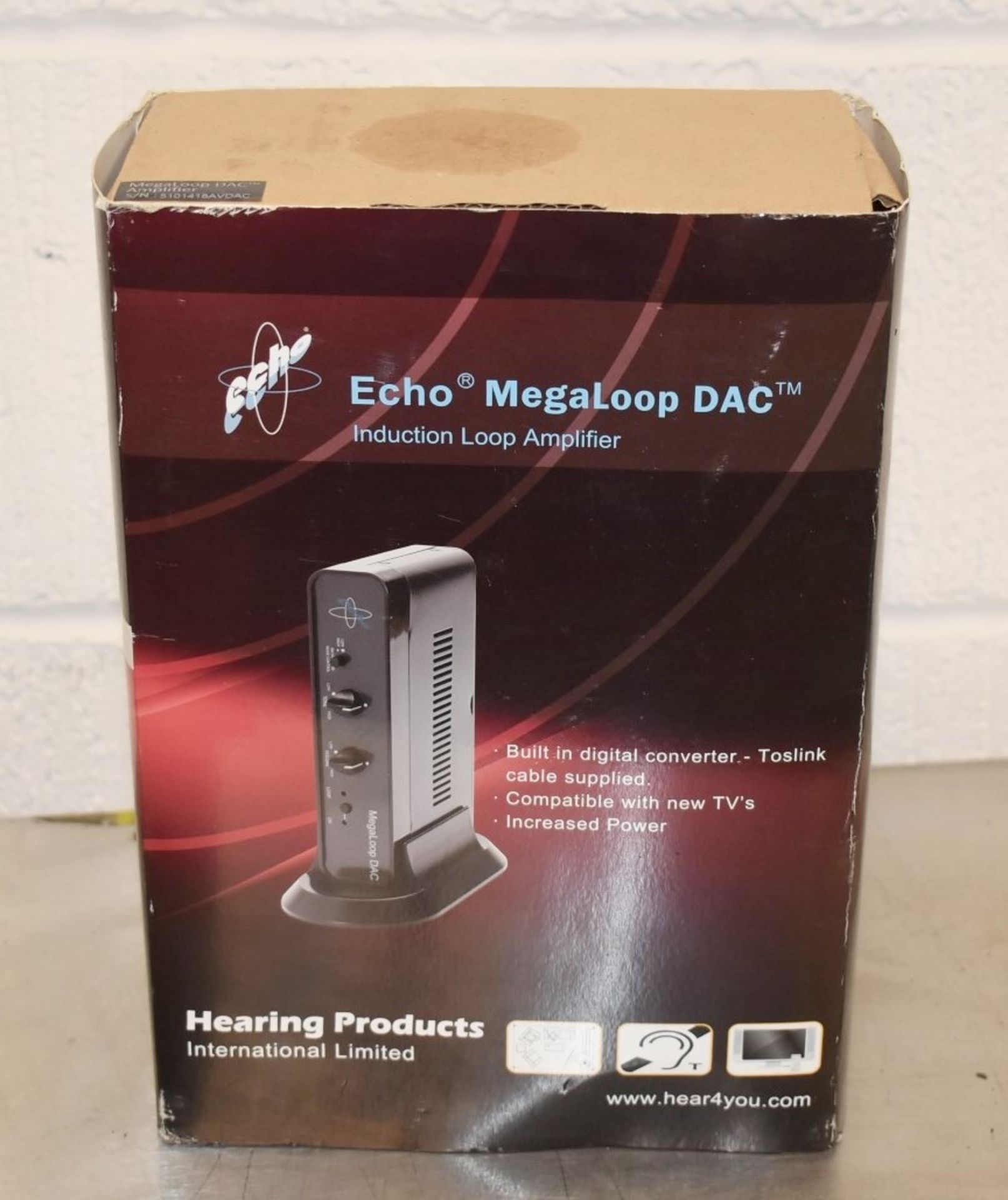 1 x Echo Megaloop DAC Kit - Induction Loop Amplifier With Background Noise Control - Unused With - Image 6 of 7