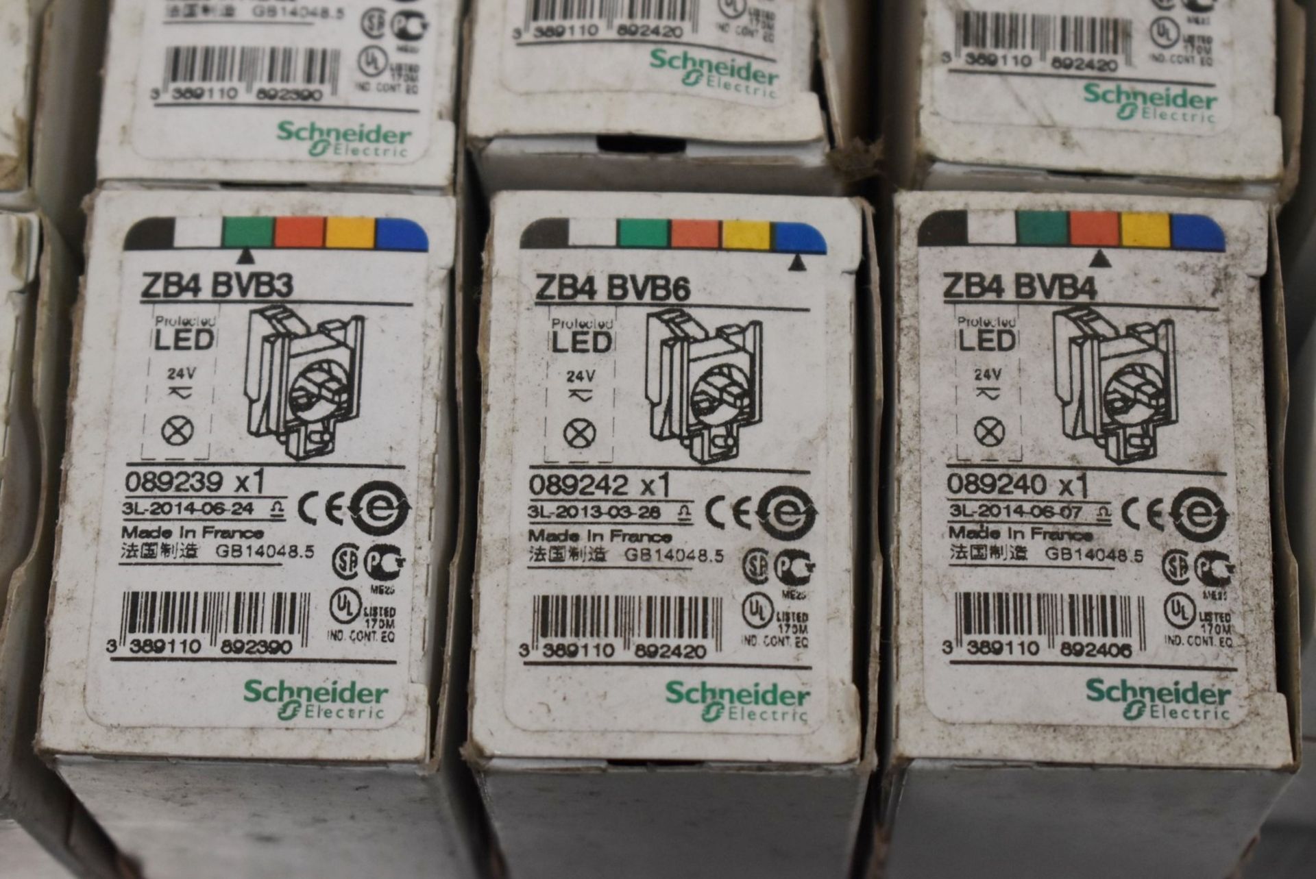 45 x Schneider Electric Harmony XB4 Light Blocks - New Boxed Stock - RRP £585 - Types Include: ZBA - Image 6 of 8