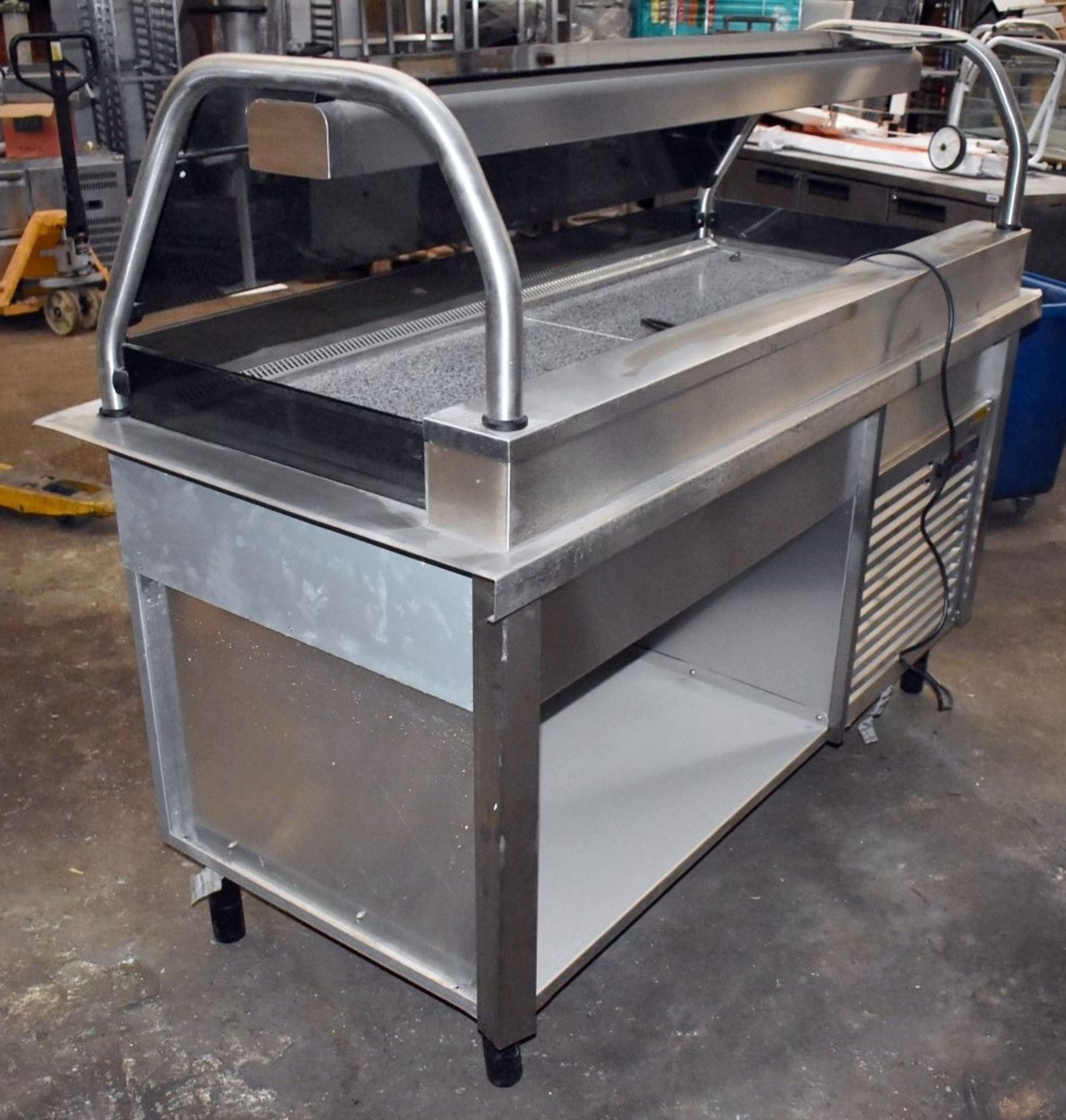 1 x Grundy Commercial Refrigerated Servery Unit With Stone Internal Panels - Stainless Steel - Image 18 of 18