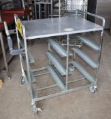 1 x Pickers Warehouse Trolley - Dimensions: H93 x W102 x D67 cms - Recently Removed From Major