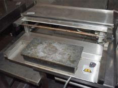 1 x Countertop Food Tray Wrapper Unit For Heat Sealed Wrapping - 56cm Wide - 240v - Recently Removed