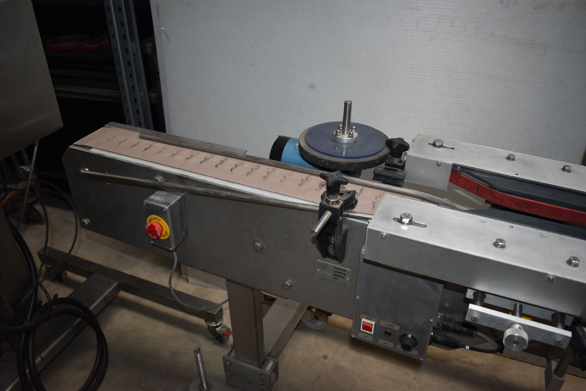 1 x Precision Labelling Systems Conveyor - Part Number 20745 - Approx Size: H100 x W250 cms - - Image 14 of 25