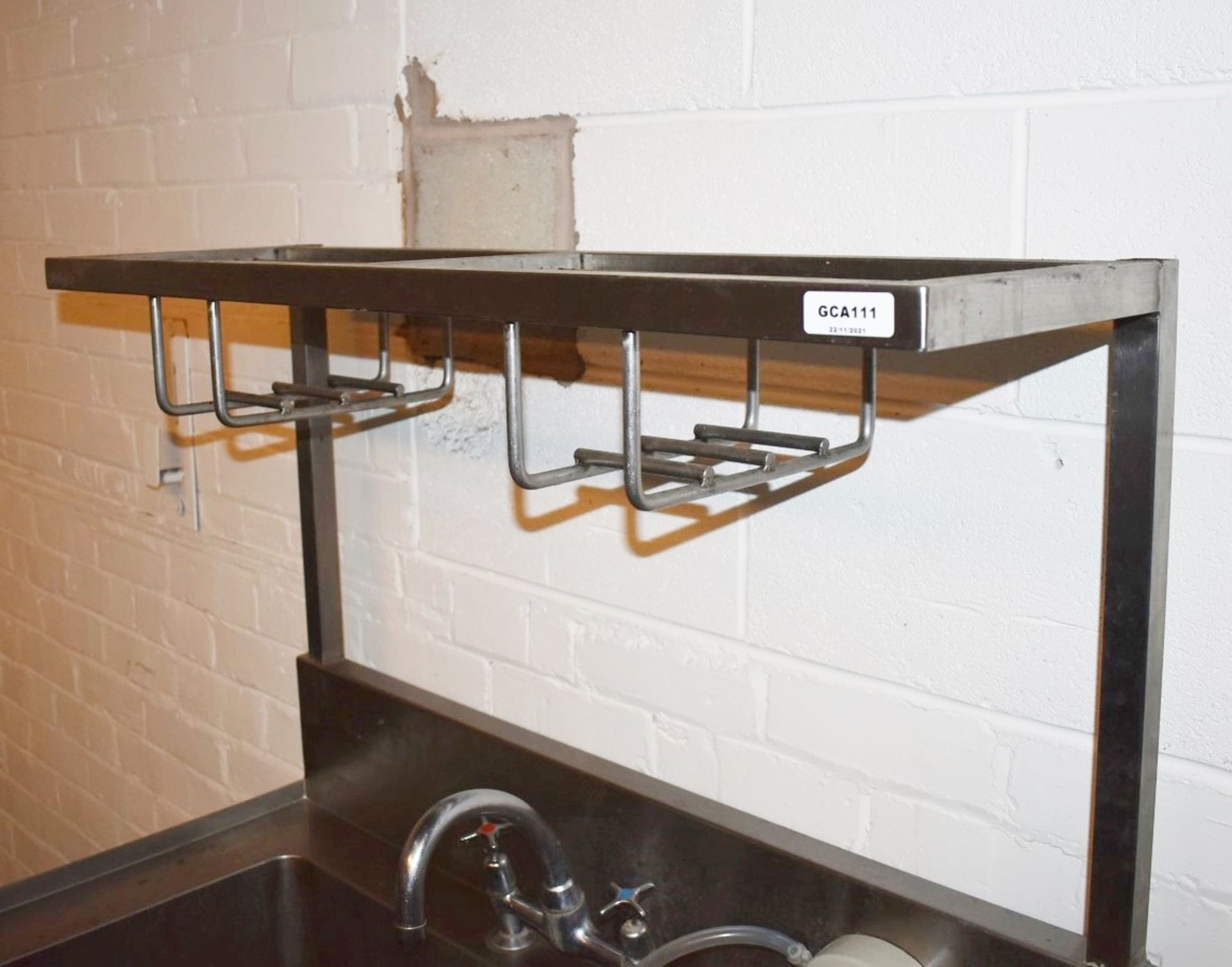 1 x Stainless Steel Sink Unit Featuring a Large 80x60cm Wash Bowl, Mixer Taps, Soap Dispensers, - Image 2 of 11