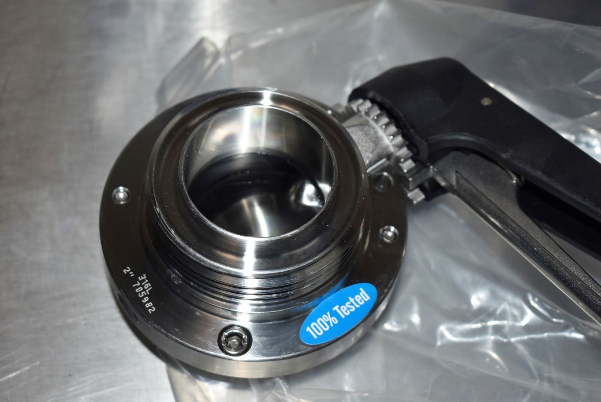 1 x Butterfly Valve - New in Original Box - Model: RJT - Material: 316L - Type: Male/Male - Size: - Image 5 of 5