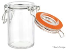 120 x Small Glass Condiment / Perserving Jars - Recently Removed From A Well-known Restaurant In