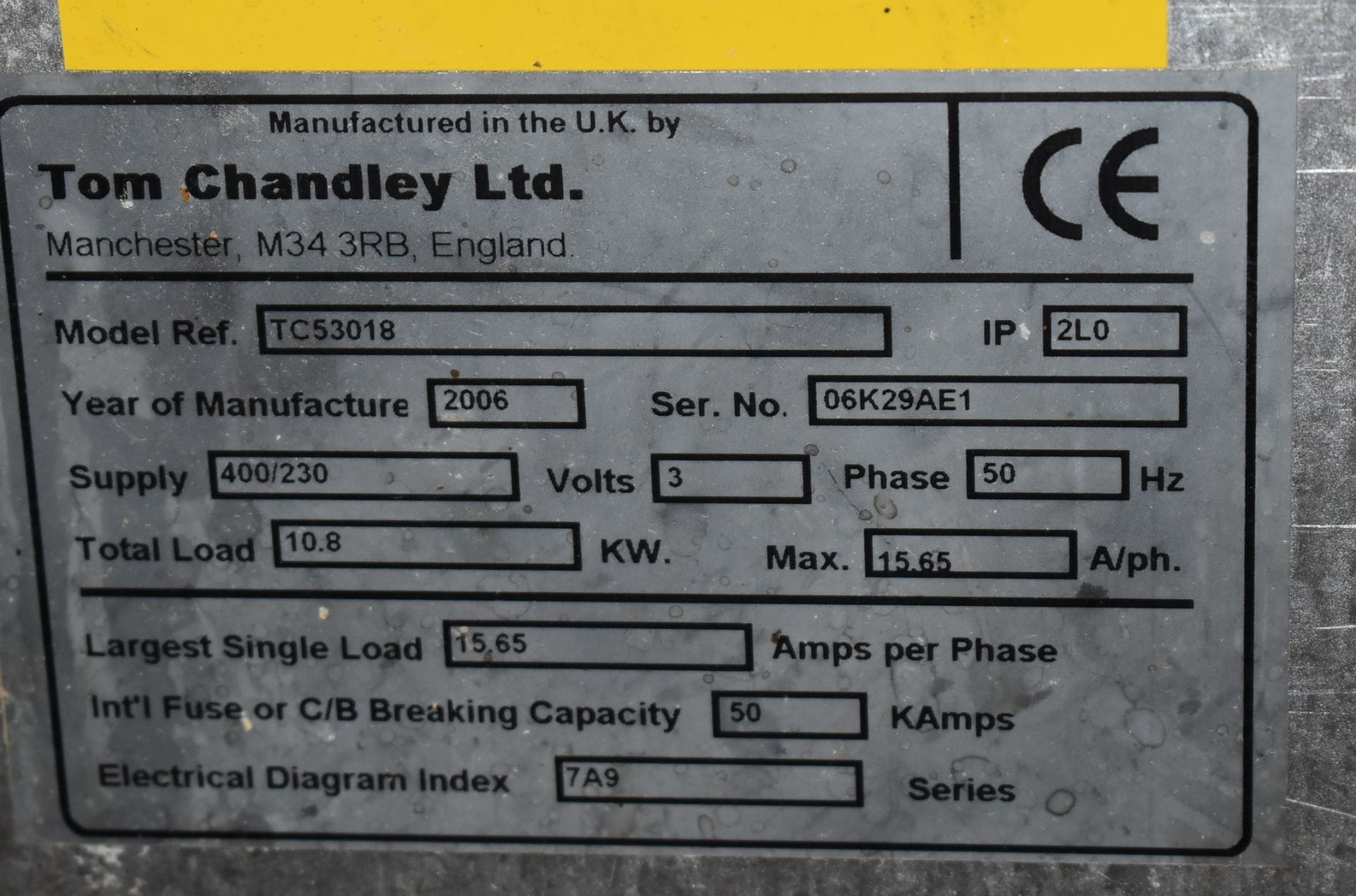 1 x Tom Chandley Double Door Bakey Oven - 3 Phase - Model TC53018 - Removed From Well Known - Image 3 of 8