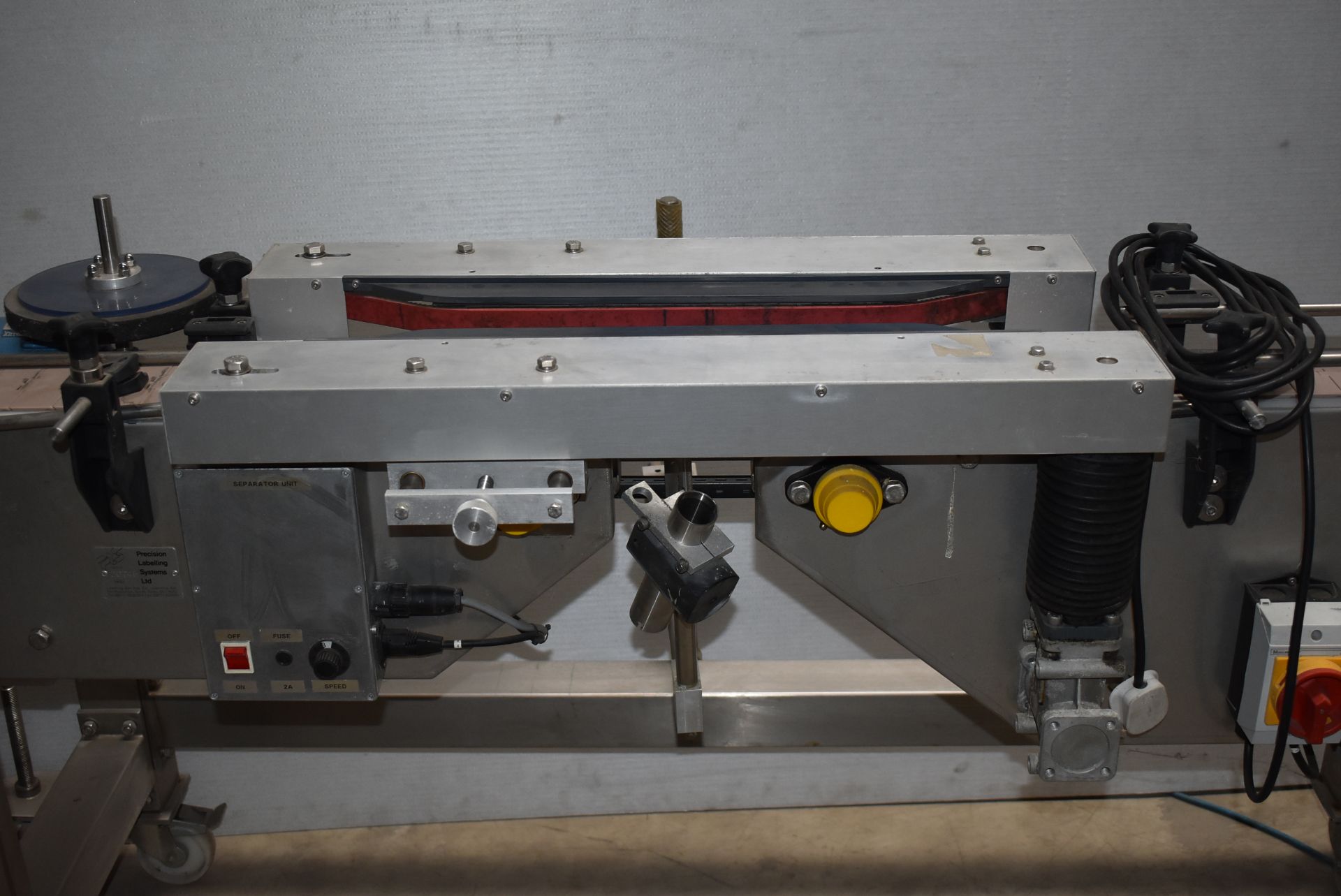 1 x Precision Labelling Systems Conveyor - Part Number 20745 - Approx Size: H100 x W250 cms - - Image 11 of 25