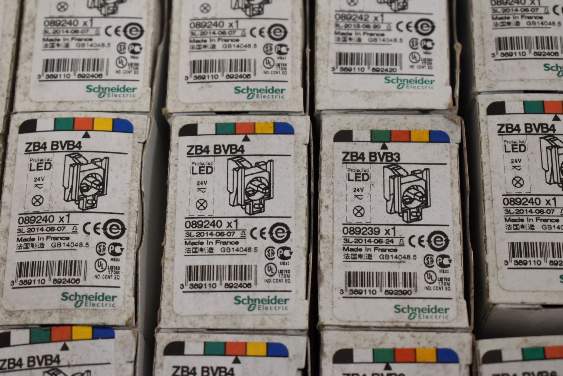 45 x Schneider Electric Harmony XB4 Light Blocks - New Boxed Stock - RRP £585 - Types Include: ZBA - Image 8 of 8