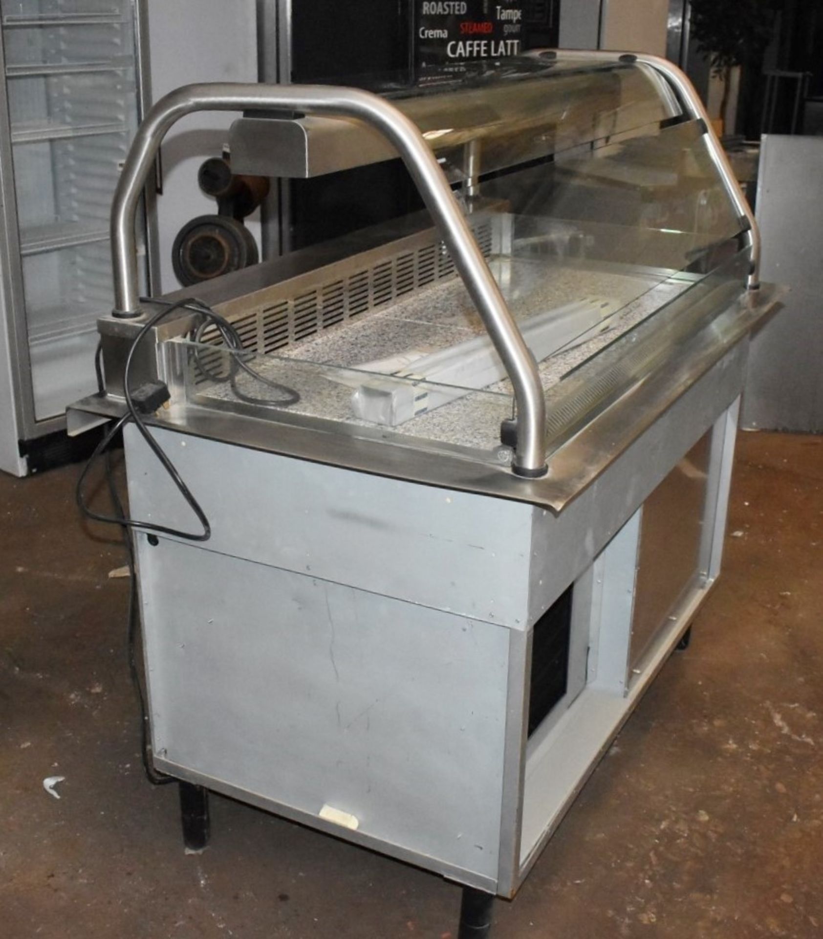 1 x Grundy Commercial Refrigerated Servery Unit With Stone Internal Panels - Stainless Steel - Image 13 of 14