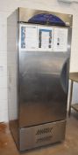 1 x Williams HZ16 Upright Single Door Refrigerator With Stainless Steel Finish - Ref: GCA139 WH5 -