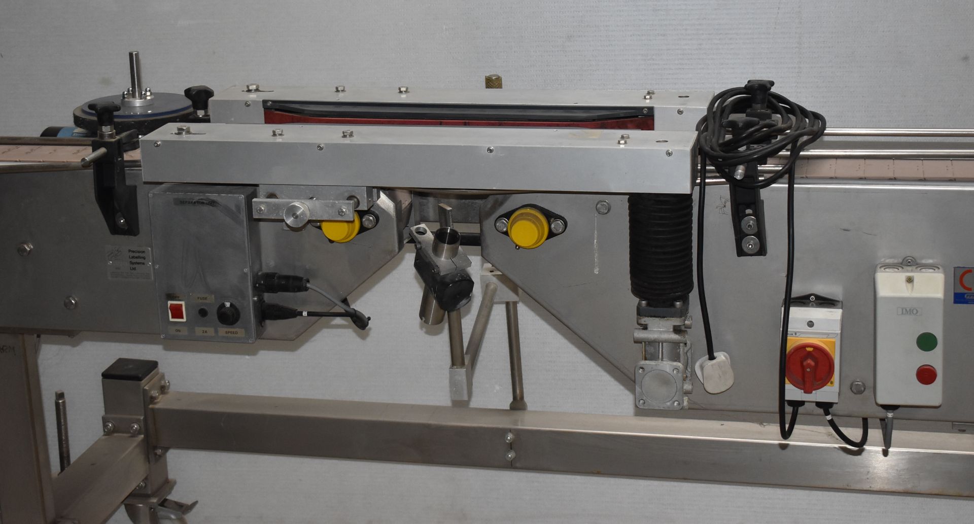 1 x Precision Labelling Systems Conveyor - Part Number 20745 - Approx Size: H100 x W250 cms - - Image 9 of 25