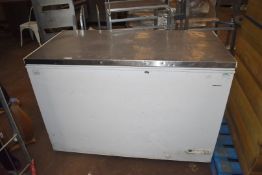 1 x Gram Commercial Chest Freezer - Model EL45 - CL011 - Ref BK187 - Stainless Steel Top - Location: