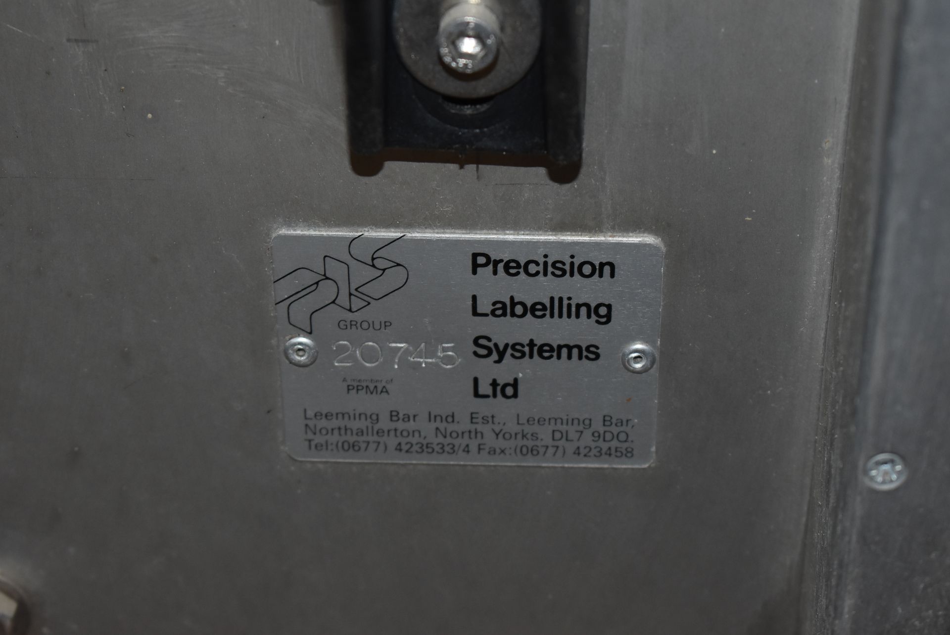 1 x Precision Labelling Systems Conveyor - Part Number 20745 - Approx Size: H100 x W250 cms - - Image 22 of 25