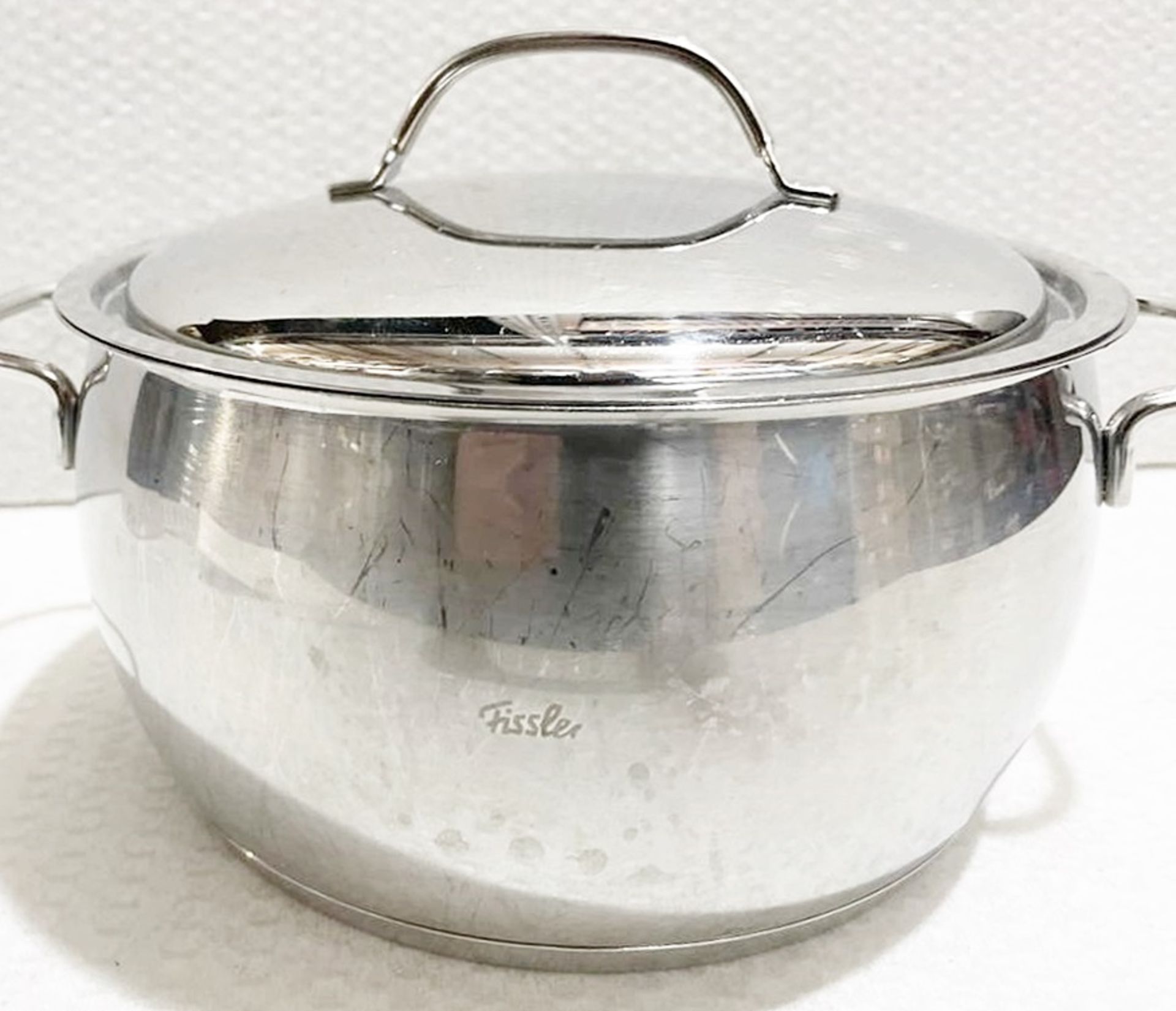 1 x FISSLER Branded Premium 18/10 Stainless Steel Cooking Pot Sauce Pan With Lid - NO VAT ON - Image 3 of 4