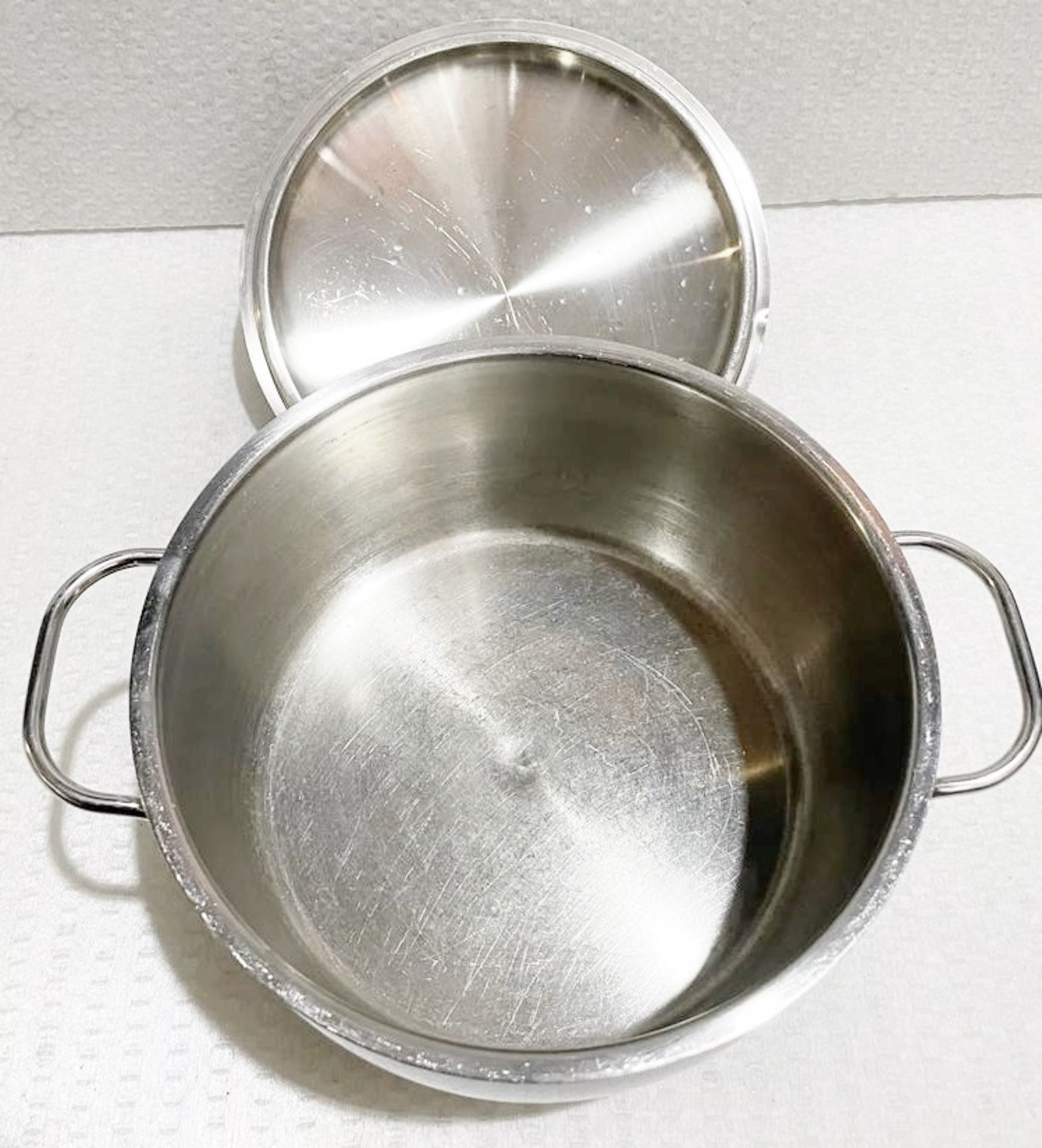 1 x FISSLER Branded Premium 18/10 Stainless Steel Cooking Pot Sauce Pan With Lid - NO VAT ON - Image 4 of 4