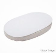 1 x STOKKE Sleepi™ Mini Protection Sheet Oval In White - Dimensions: 72 x 54cm - Unused Boxed