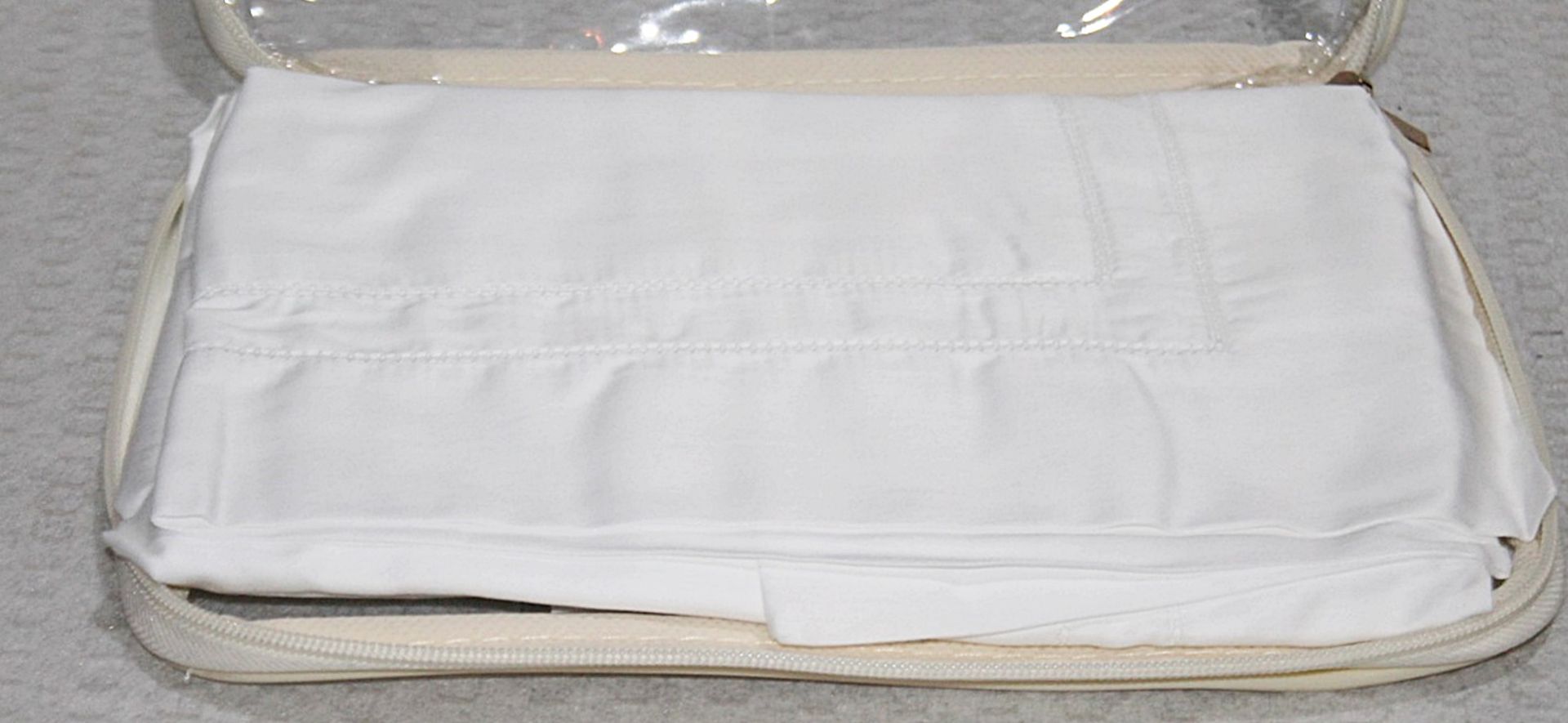 1 x FRETTE 'Doppio Ajour' Luxury Italian Oxford Pillowcase (51cm x 71cm) - Original Price £140.00 - Image 7 of 7