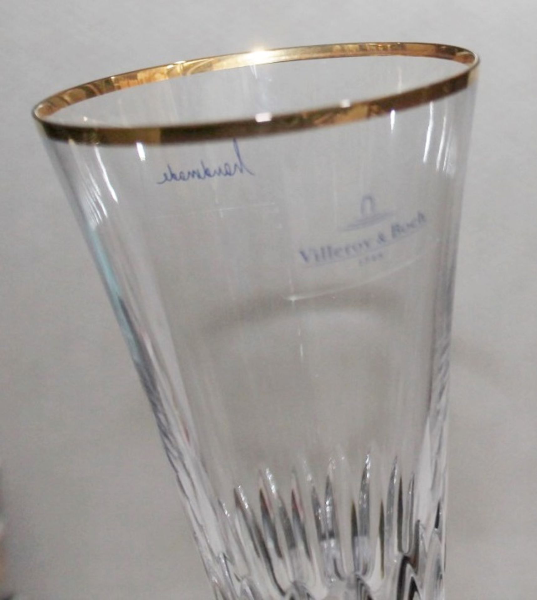 4 x Assorted VILLEROY & BOCH Glasses Inc. 2 x Mouth-blown Grand Royal Champagne Flutes - Image 5 of 10