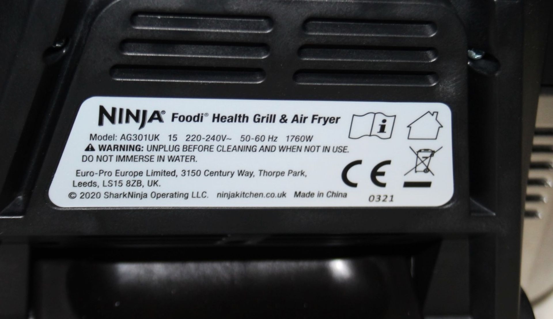 1 x NINJA FOODI Health Grill & Air Fryer - Original Price £199.99 - Image 10 of 13