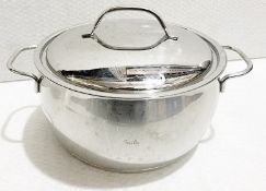 1 x FISSLER Branded Premium 18/10 Stainless Steel Cooking Pot Sauce Pan With Lid - NO VAT ON