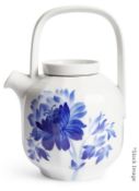 1 x ROYAL COPENHAGEN Blomst 'Blue Peony Tree' Porcelain Teapot - Original Price £142.00 - Read