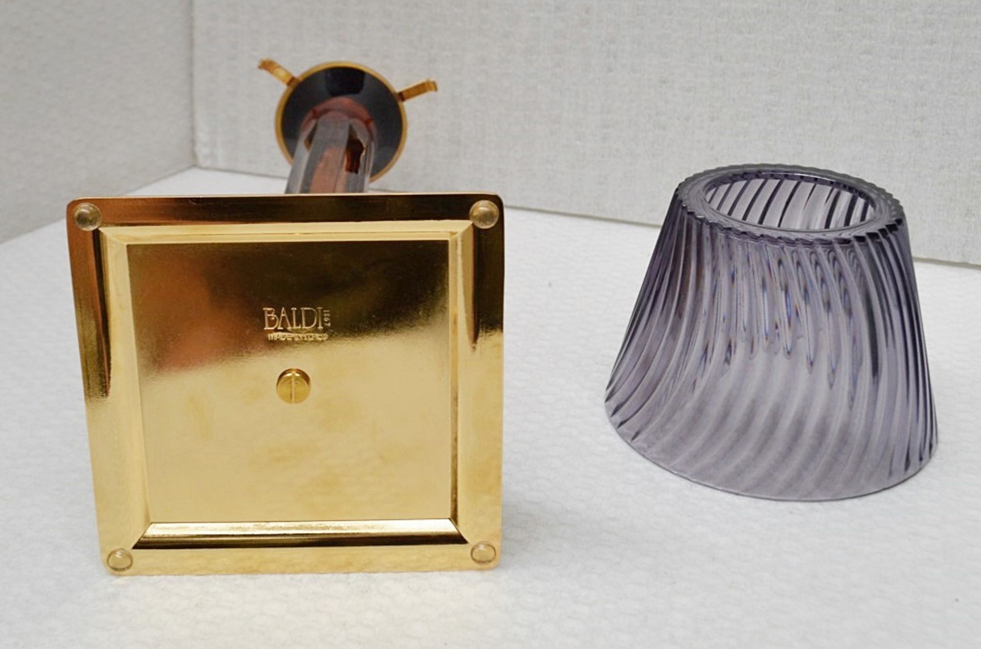 1 x BALDI 'Home Jewels' Italian Hand-crafted Artisan Candle Stick & Shade **Original RRP £1,230** - Image 3 of 3