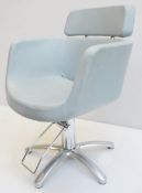 4 x Upholstered Swivel Treatment Chairs - Dimensions: W63 x D55 x H88cm, Seat 49cm - Ref: MHB101