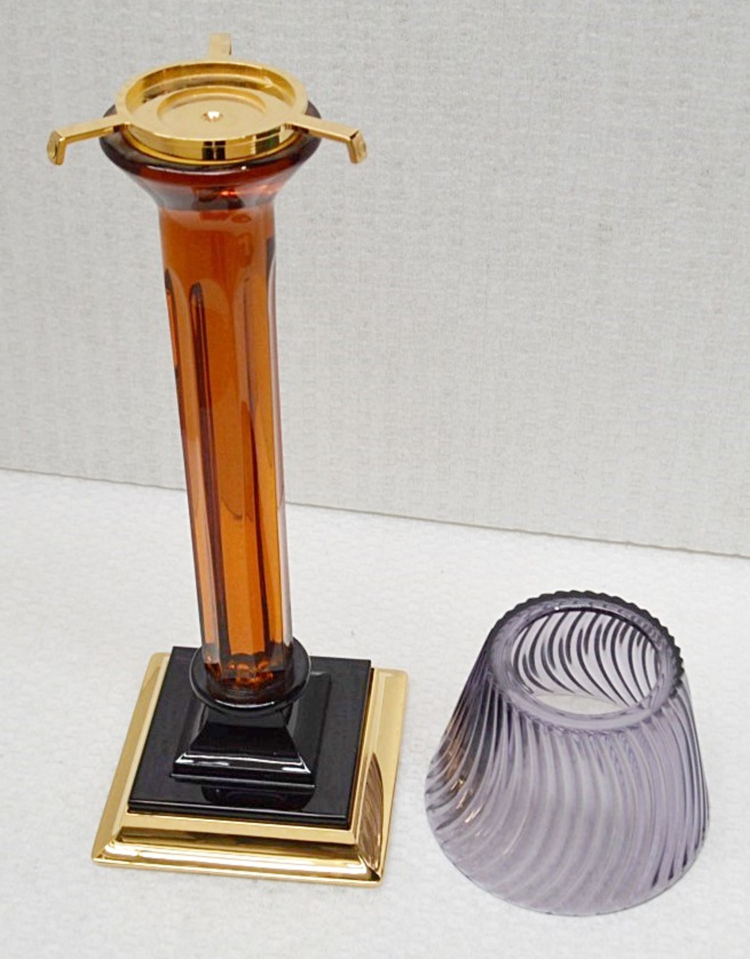 1 x BALDI 'Home Jewels' Italian Hand-crafted Artisan Candle Stick & Shade **Original RRP £1,230** - Image 2 of 3