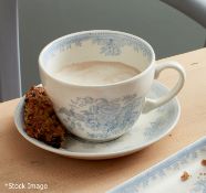 1 x BURLEIGH British Handmade 'Blue Asiatic Pheasants' Breakfast Cup 420ml/0.75pt