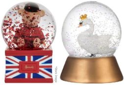 2 x HARRODS Snow Globes + Coin Purse - Read Condition Report - Ref: HHW332/333/334 - CL987 - NOV21/