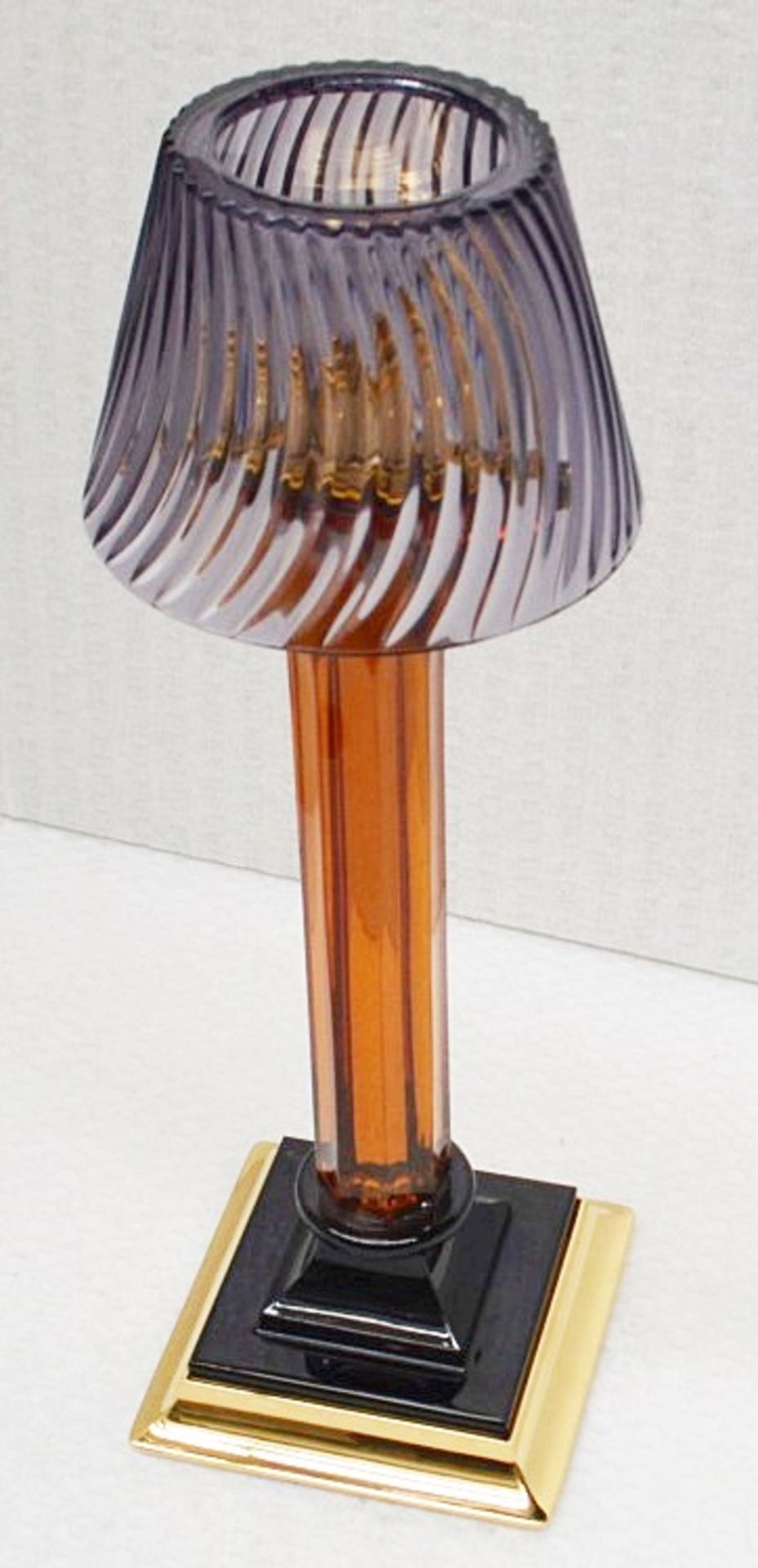 1 x BALDI 'Home Jewels' Italian Hand-crafted Artisan Candle Stick & Shade **Original RRP £1,230**