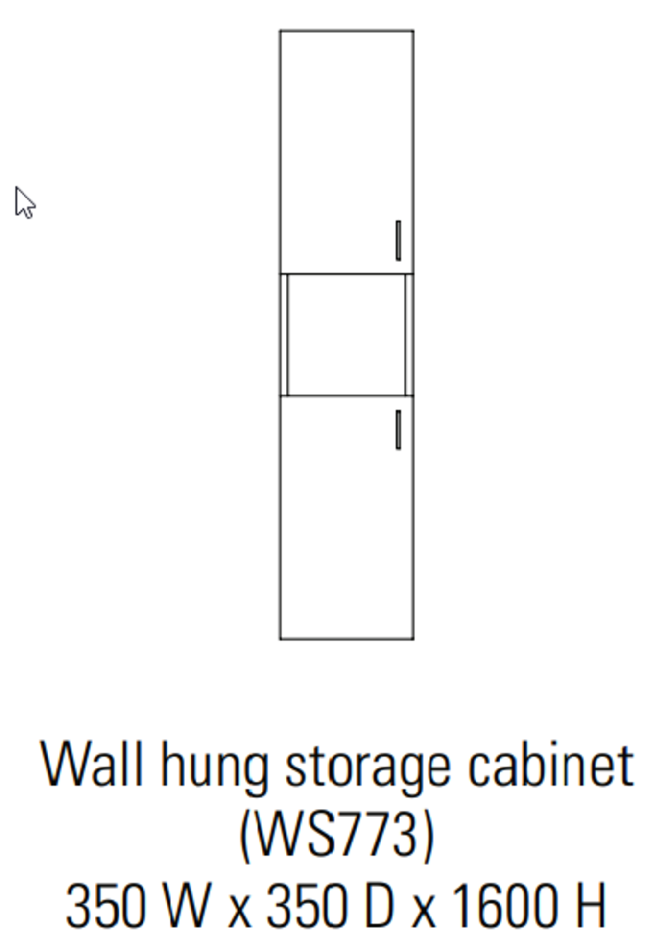 1 x Stonearth Wall Hung Tallboy Bathroom Storage Cabinet - American Solid Walnut - Original RRP £996 - Image 13 of 16