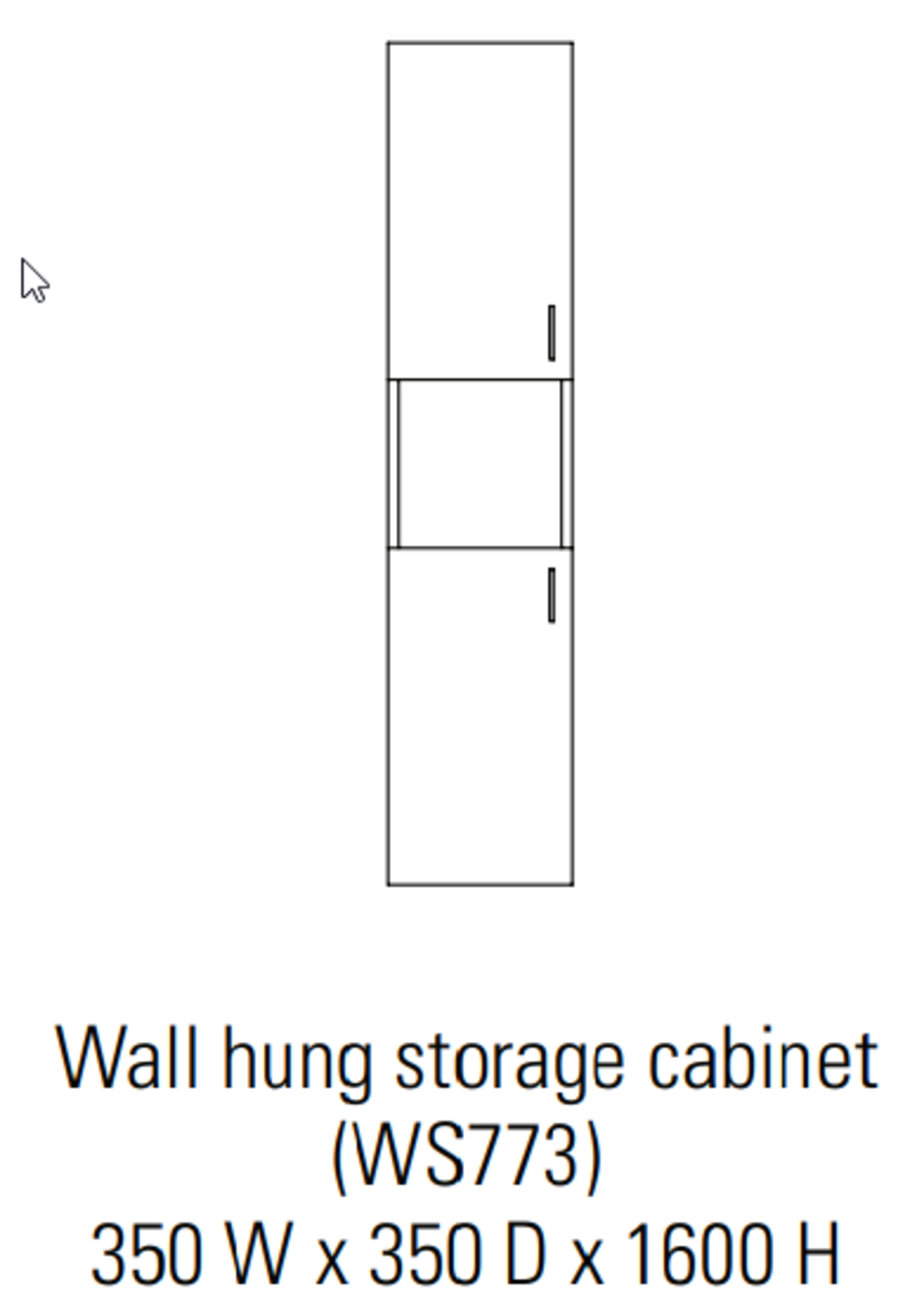 1 x Stonearth Wall Hung Tallboy Bathroom Storage Cabinet - American Solid Walnut - Original RRP £996 - Image 14 of 16