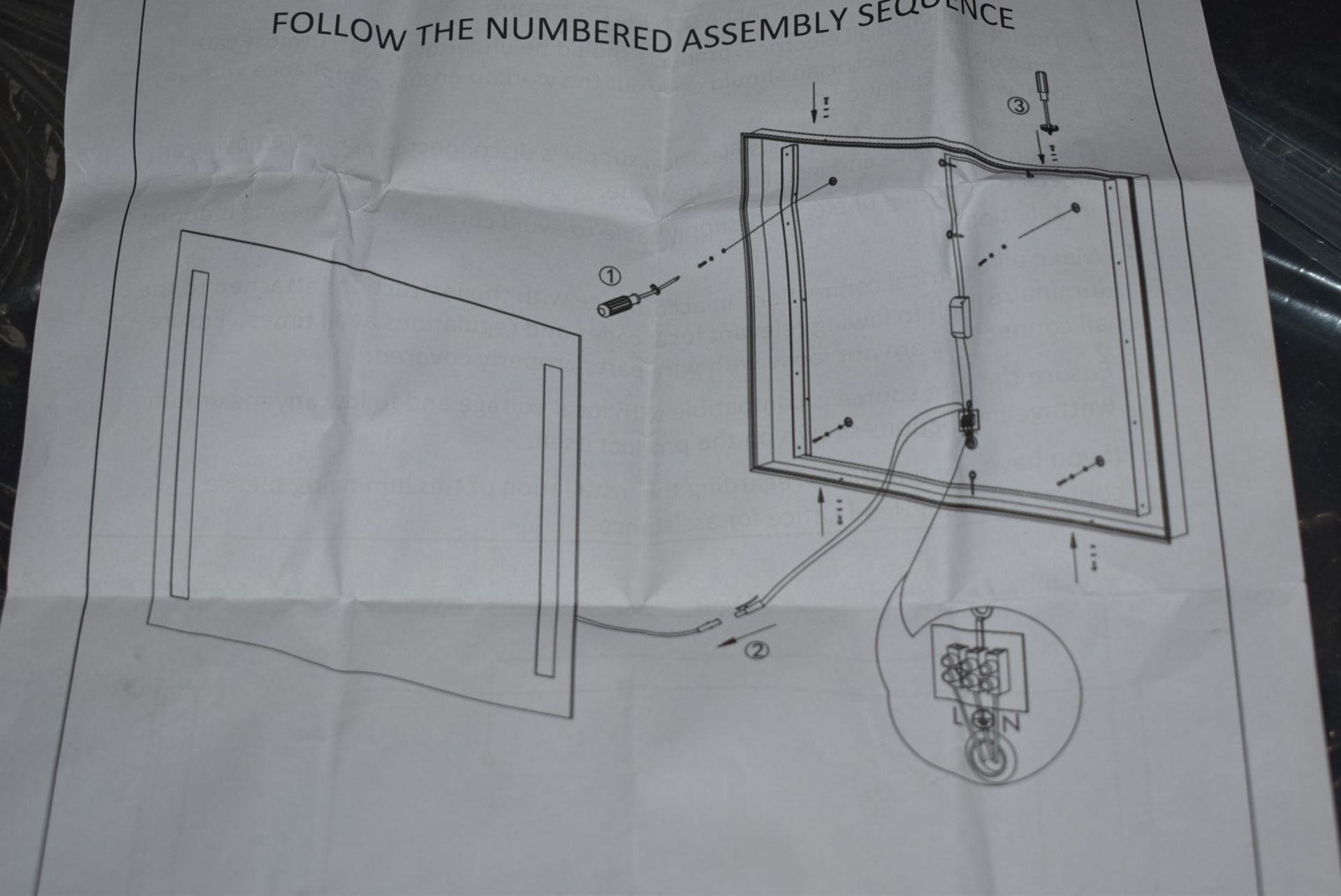 1 x Chelsom Large Illuminated LED Bathroom Mirror With Demister - Brand New Stock - As Used in Major - Image 7 of 13