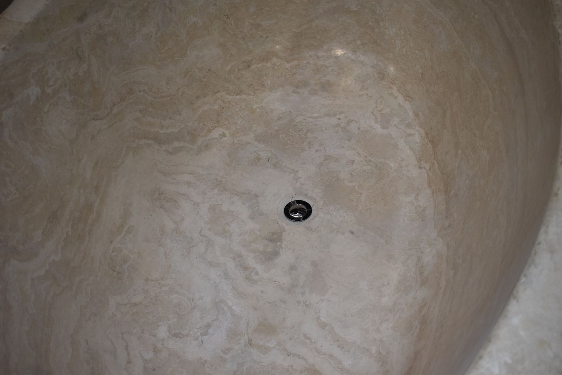 1 x Stonearth Luxury Grand Travertine Bath - Made From a Solid Piece of Stone - RRP £19,000 - New! - Image 10 of 25