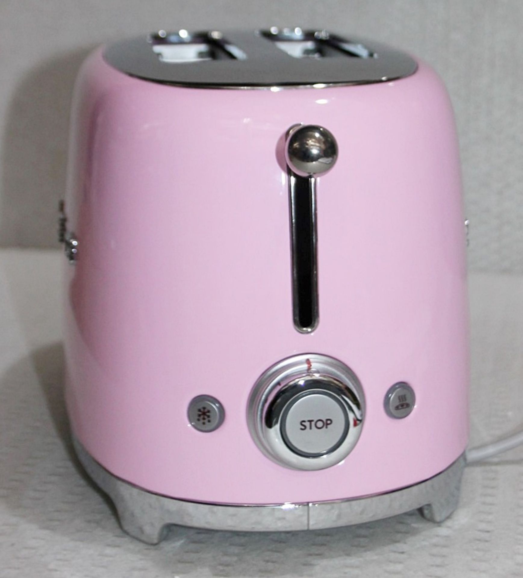 1 x SMEG Retro-Style 2-Slice Toaster In Pink - Original RRP £139.00 - Unused Boxed Stock - Ref: - Image 6 of 14