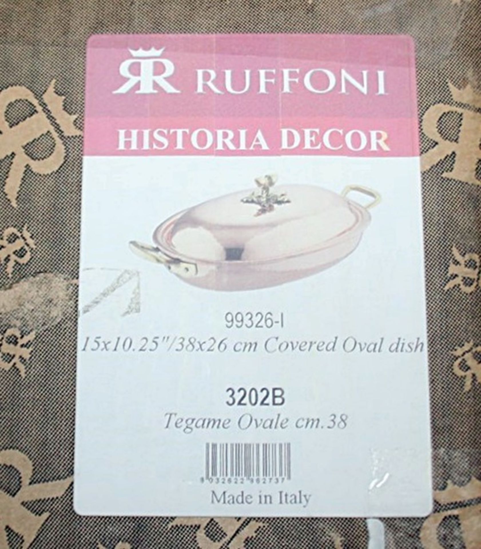 1 x RUFFONI 'Historia' Oval Casserole Dish (38cm) - Original Price £495.00 - Unused Boxed Stock - Image 9 of 11