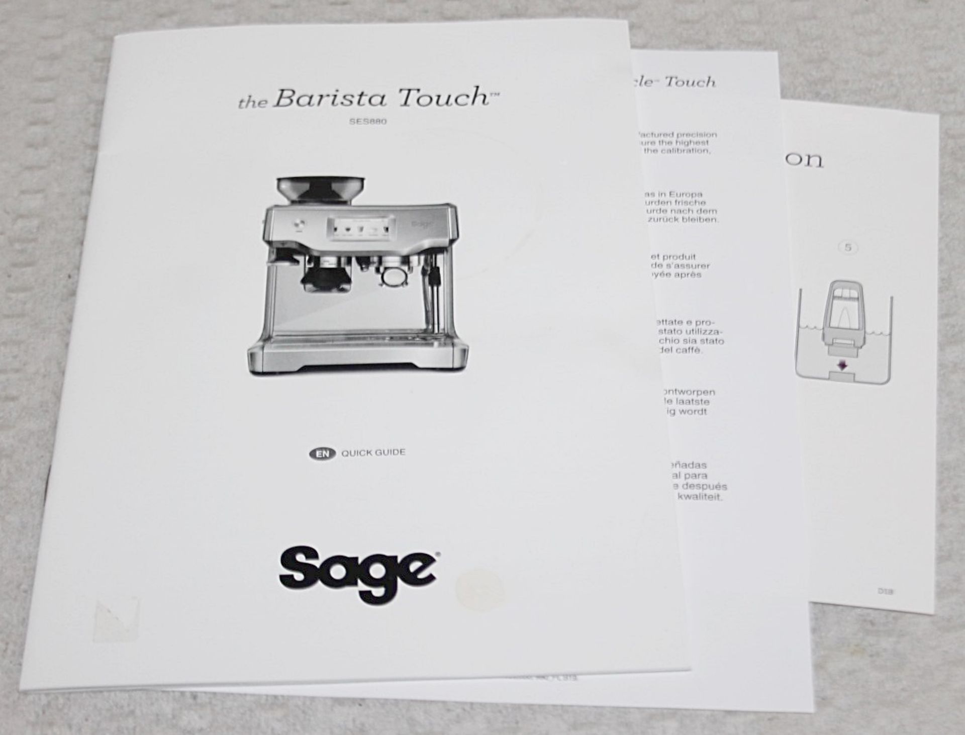 1 x SAGE 'The Barista Touch' Barista Quality Bean-to-Cup Coffee Machine - Original Price £1,049.00 - Image 18 of 26