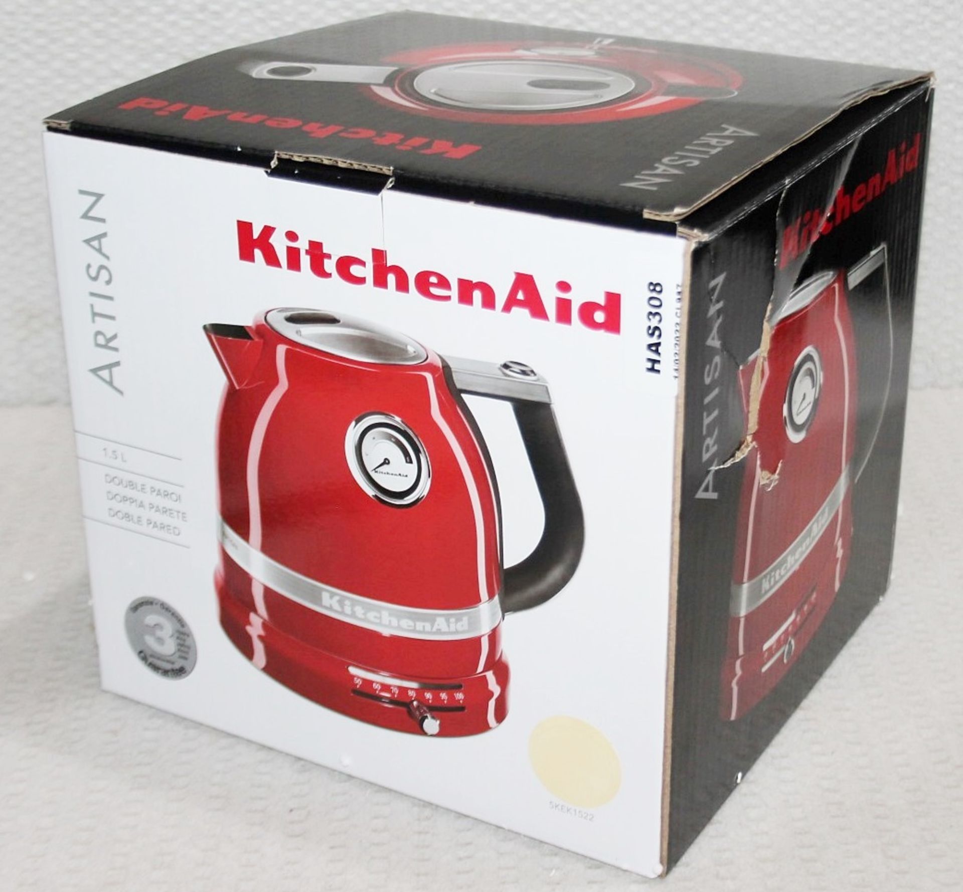 1 x KITCHENAID 'Artisan' Dual Wall Kettle (1.5L) - Original Price £179.00 - Unused Boxed Stock - - Image 10 of 14