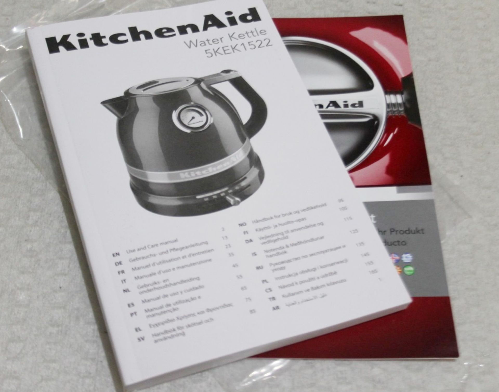 1 x KITCHENAID 'Artisan' Dual Wall Kettle (1.5L) - Original Price £179.00 - Unused Boxed Stock - - Image 9 of 14