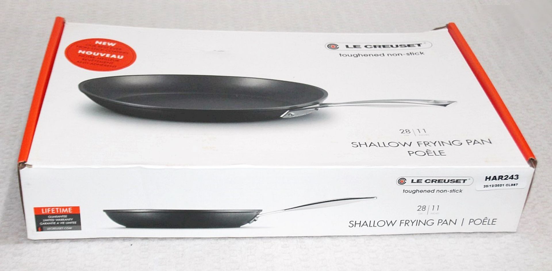 1 x LE CREUSET Shallow Frying Pan (28cm) - Original Price £130.00 - Unused Boxed Stock - Image 2 of 9